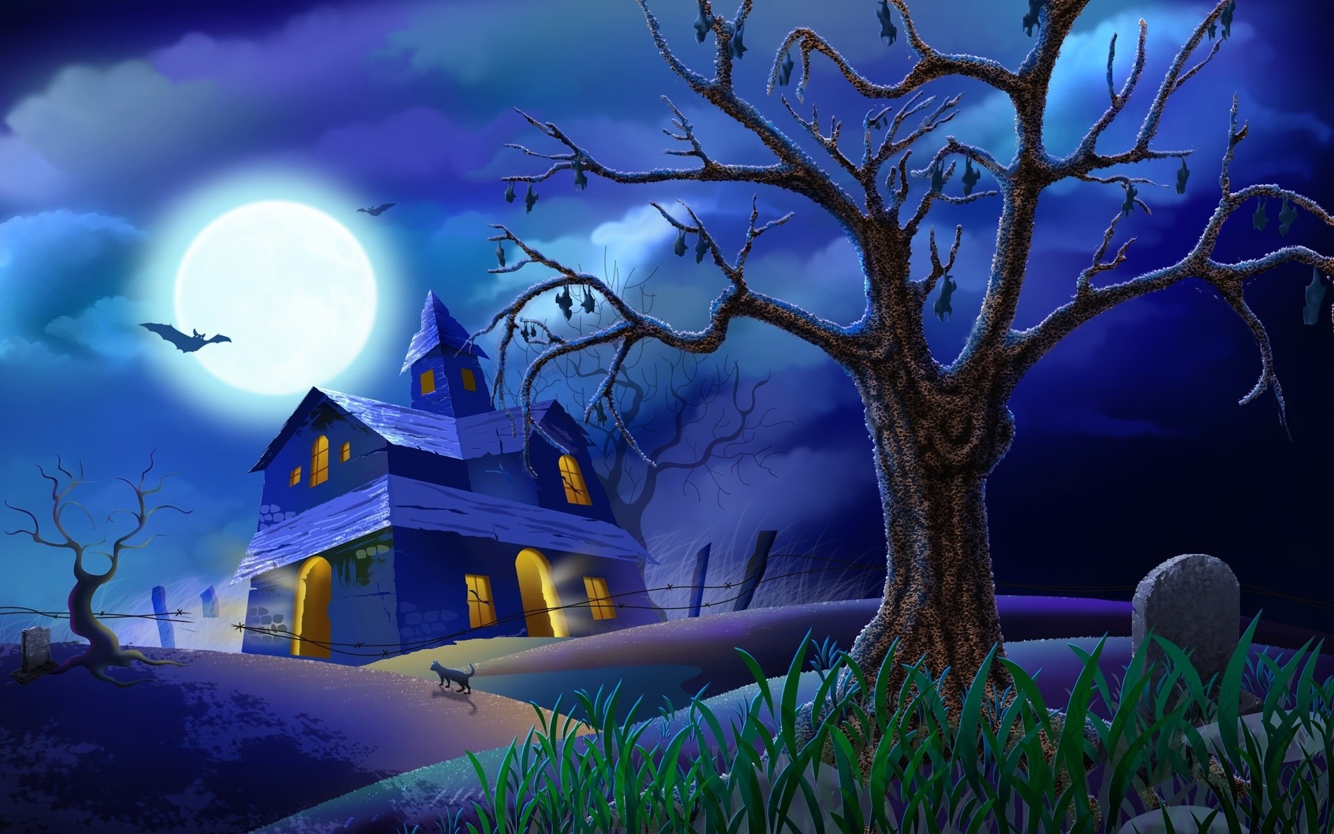 хэллоуин луна дерево вечером жутковато силуэт сумрак небо свет мерещиться природа темный пейзаж полночь магия норовистый рассвет тайна страшно