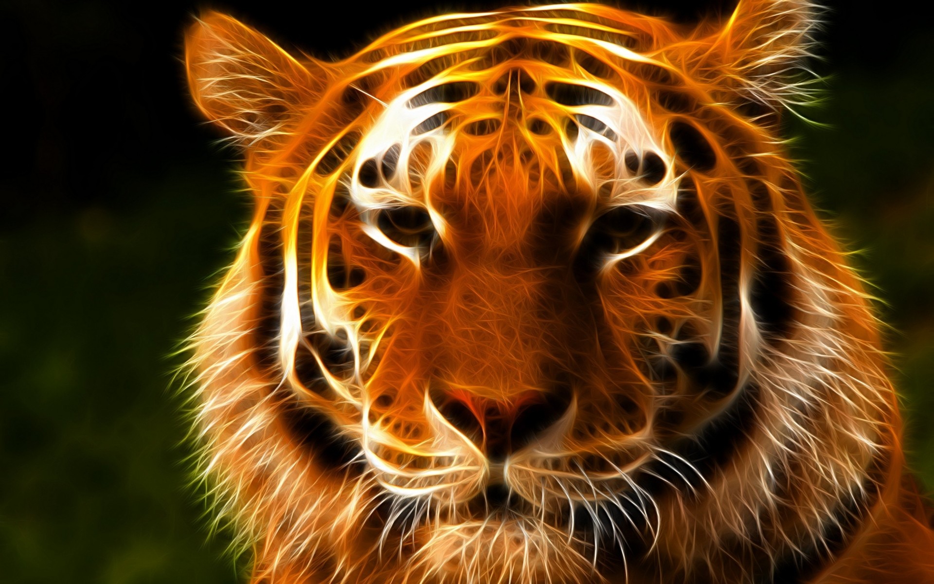 неоновые животное млекопитающее дикой природы зоопарк шаблон природа мех тигр дизайн