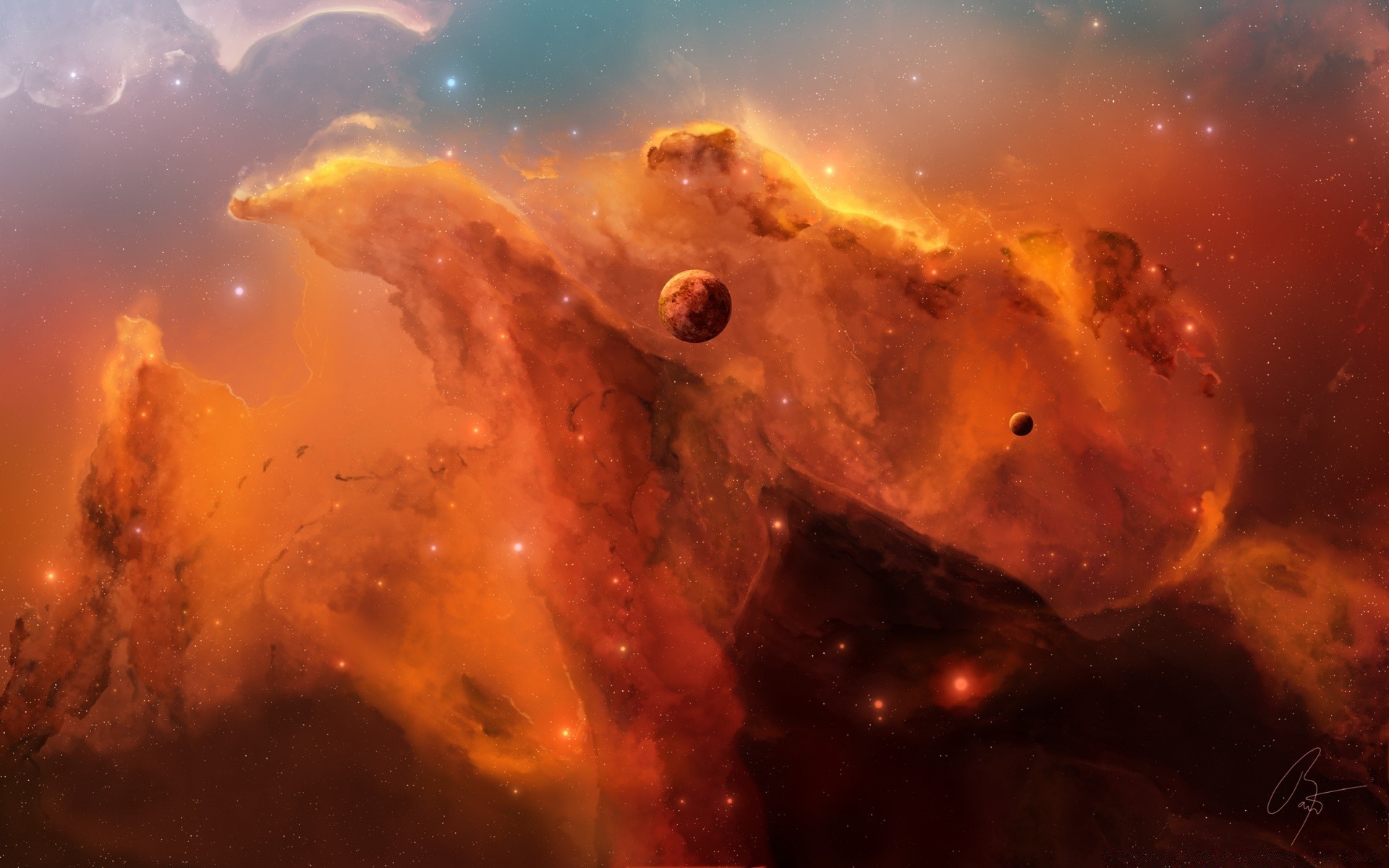 туманности дым астрономия пламя сюрреалистично искусство наука энергии