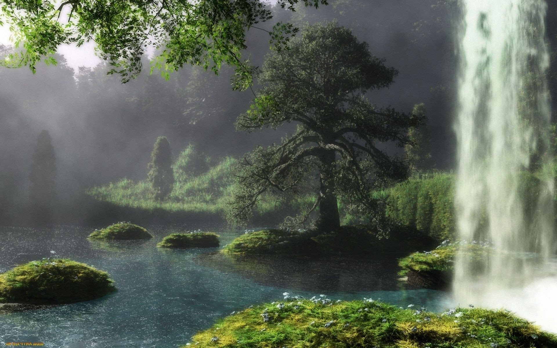 пейзажи воды природа дерево древесины водопад парк на открытом воздухе лист река пейзаж путешествия туман осень лето пышные среды