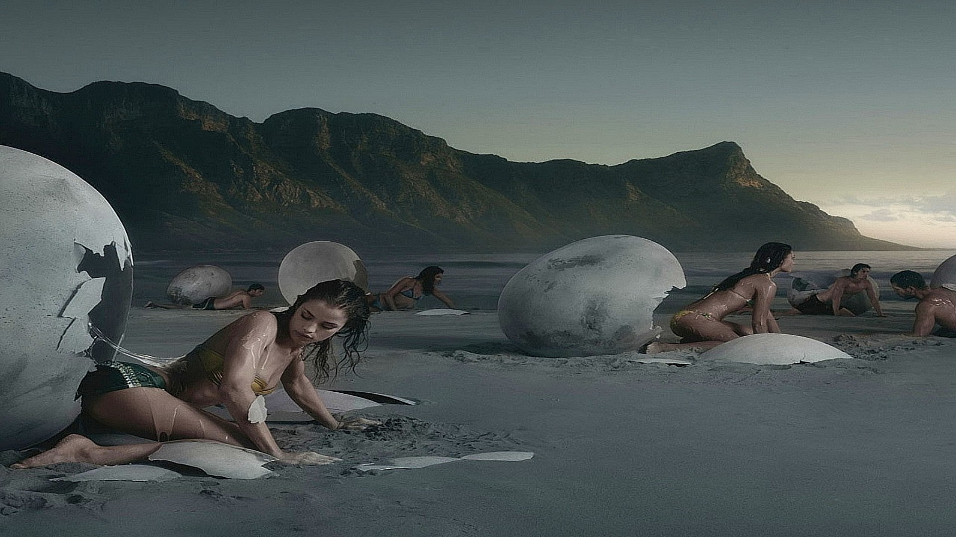 креатив воды пляж море океан моря женщина путешествия отдых ню два девушка