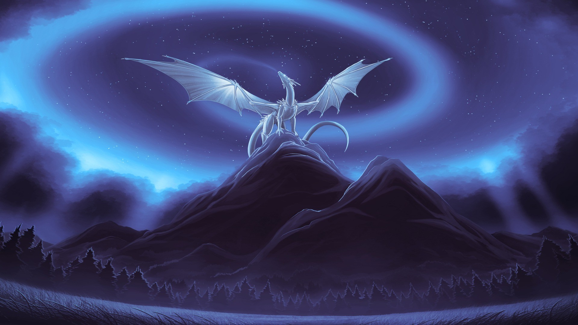 драконы луна искусство аннотация рабочего стола небо наука планеты темный путешествия иллюстрация