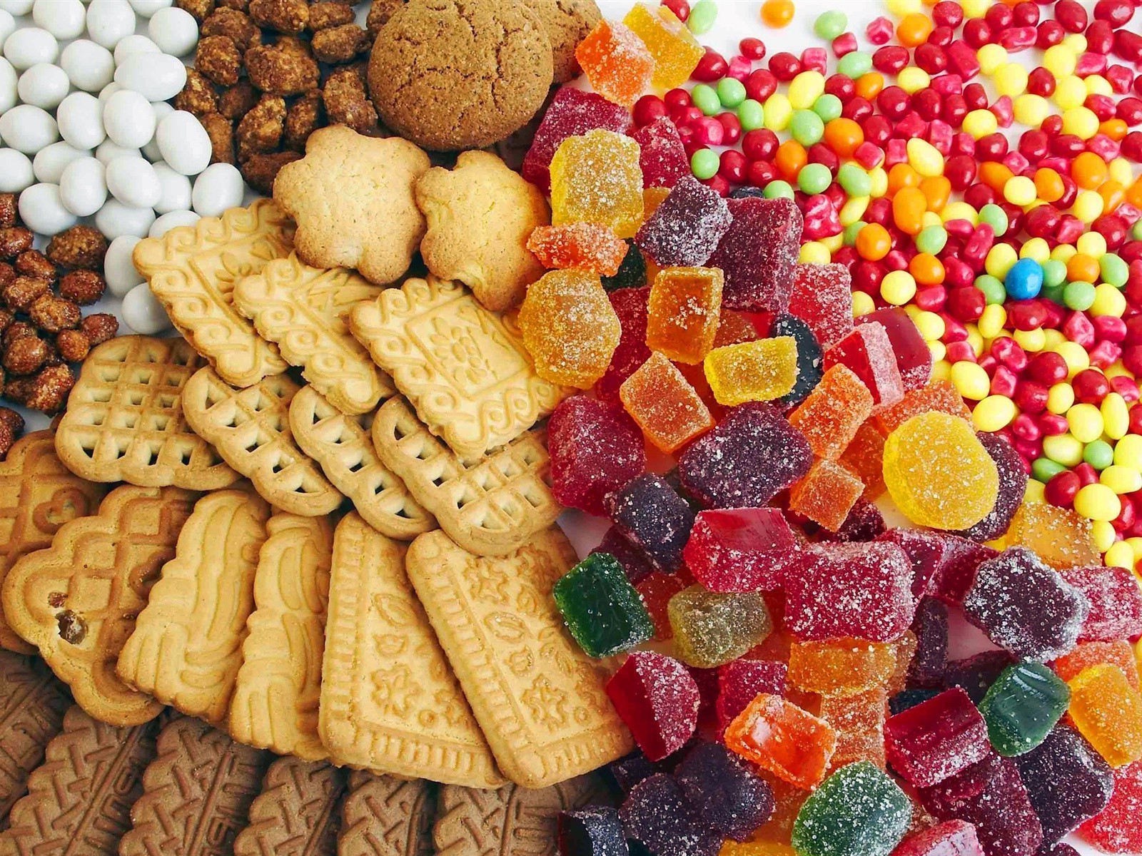 печенье еда конфеты сахар рабочего стола кондитерское изделие сладкий вкусные освежение партия цвет крупным планом микс вкусные фрукты многие здоровый вид питание