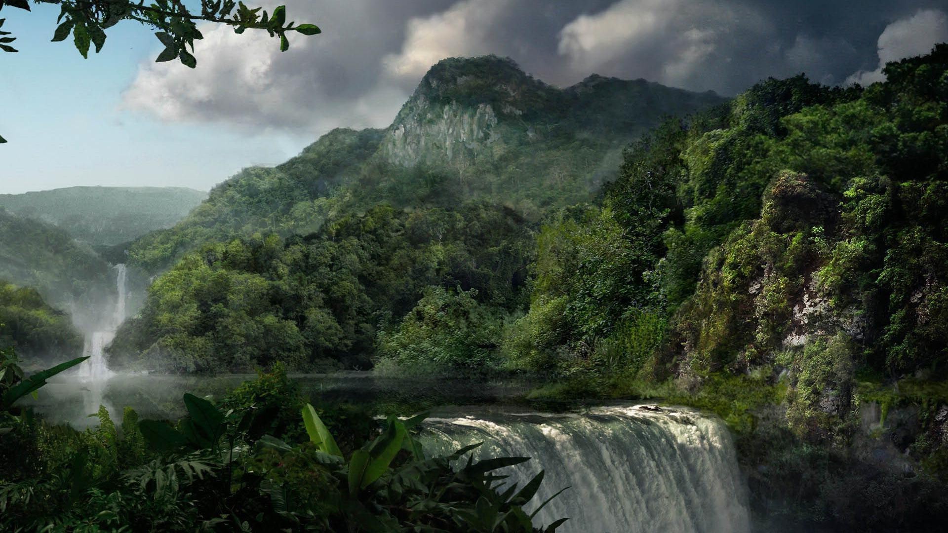водопады воды водопад река природа древесины путешествия горы пейзаж тропический лес дерево на открытом воздухе рок живописный поток лист небо пышные долина