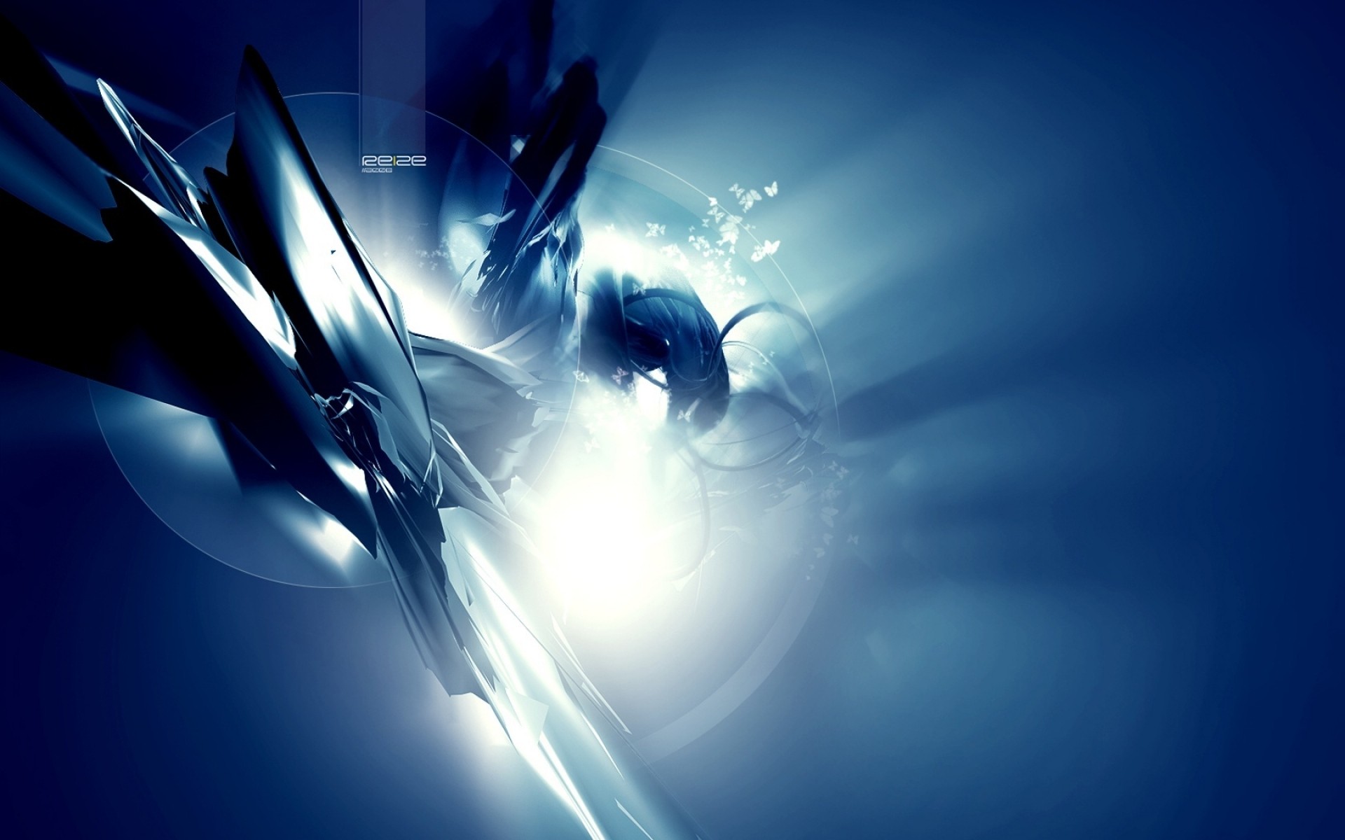 astrazione luce desktop arte illustrazione colore grafico futuristico fantasia luminoso luminescenza flash luce blu