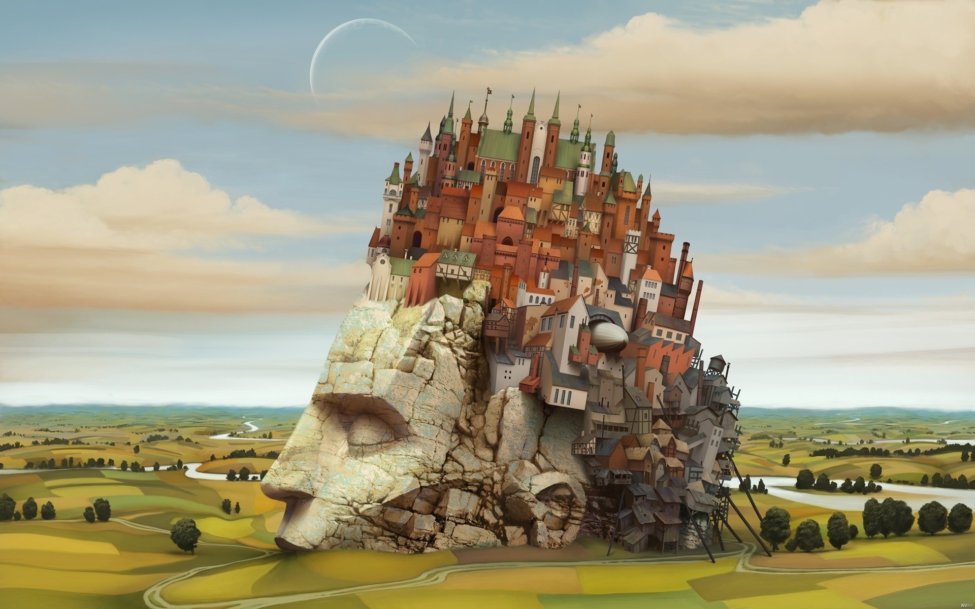 fantasía cielo viajes paisaje agua al aire libre verano