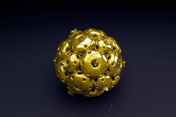 O trabalho do joalheiro bola de ouro