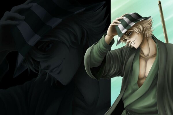 The hero in the hat from the Japanese anime