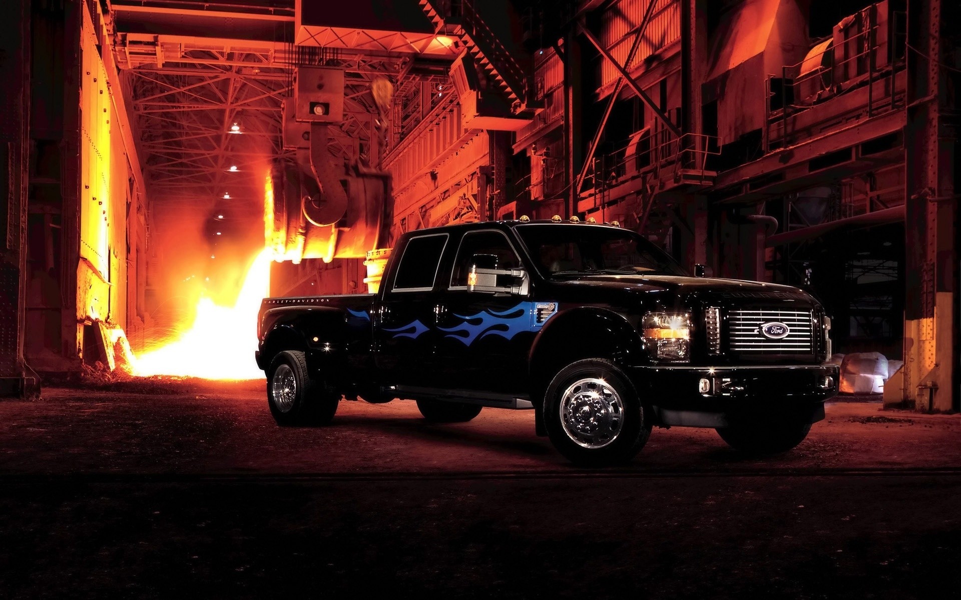 ford car vehicle transportation system flame ford super duty