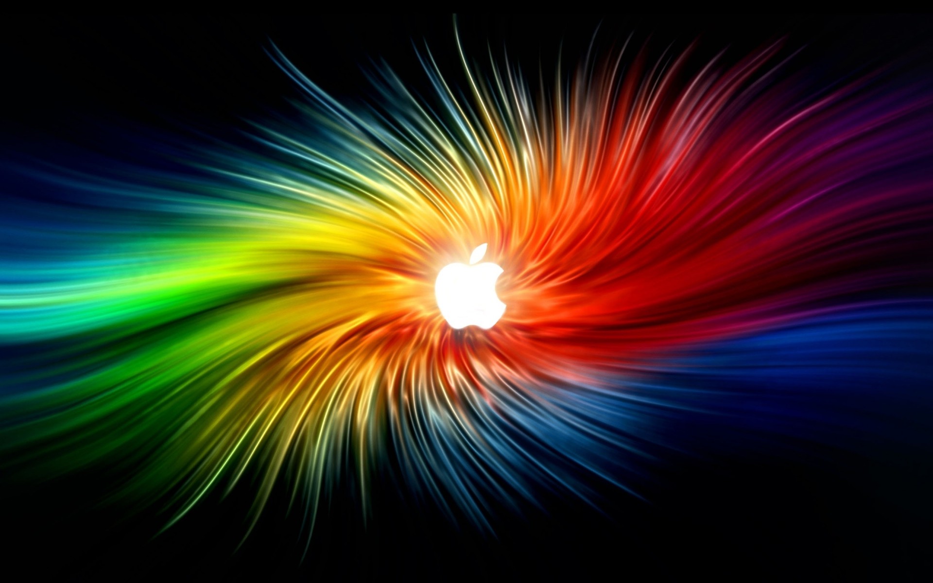 apple sfocatura esplosione luminoso luce fiamma astratto magia energia luminescenza brilla flash flash