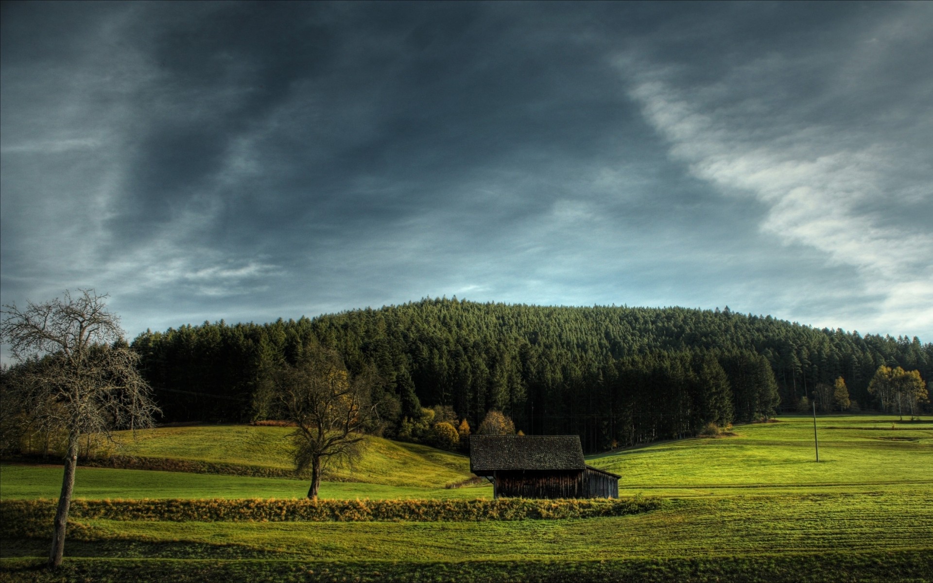 paysage paysage arbre herbe à l extérieur ciel nature campagne grange bois agriculture rural lumière du jour automne aube lumière terres cultivées