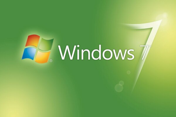 Green windows splash screen with overflow