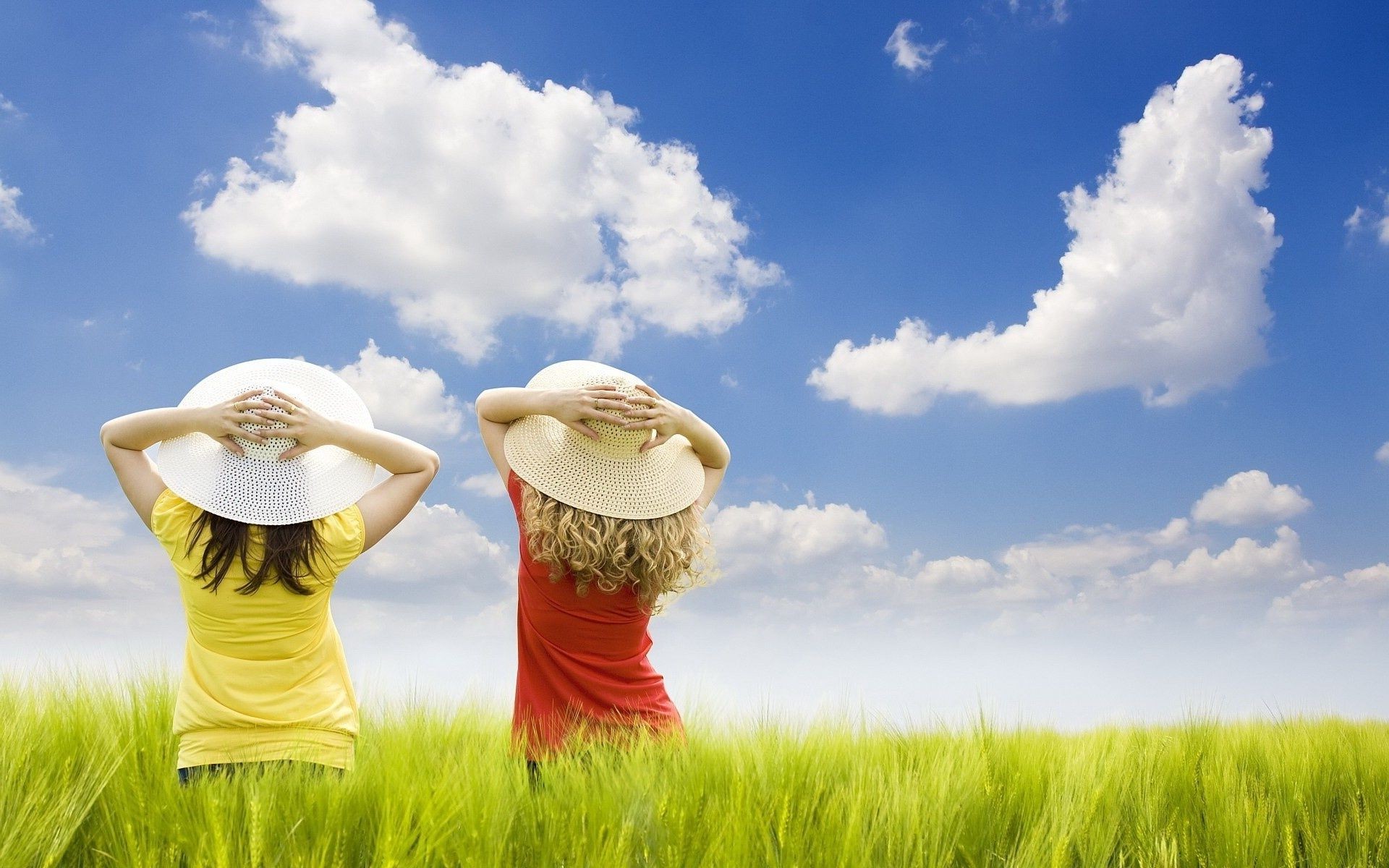 children in nature grass nature summer field sky outdoors child pasture hayfield love freedom