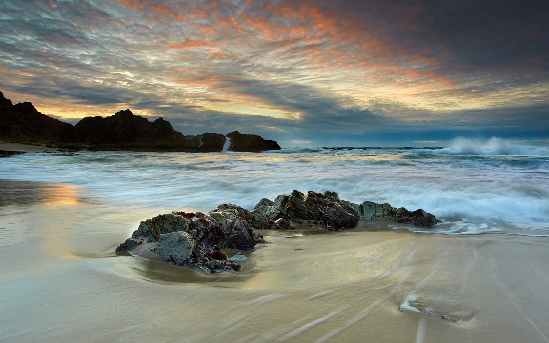 landscapes water beach sunset ocean sea surf seashore sand seascape dawn sun travel dusk wave evening sky landscape fair weather summer