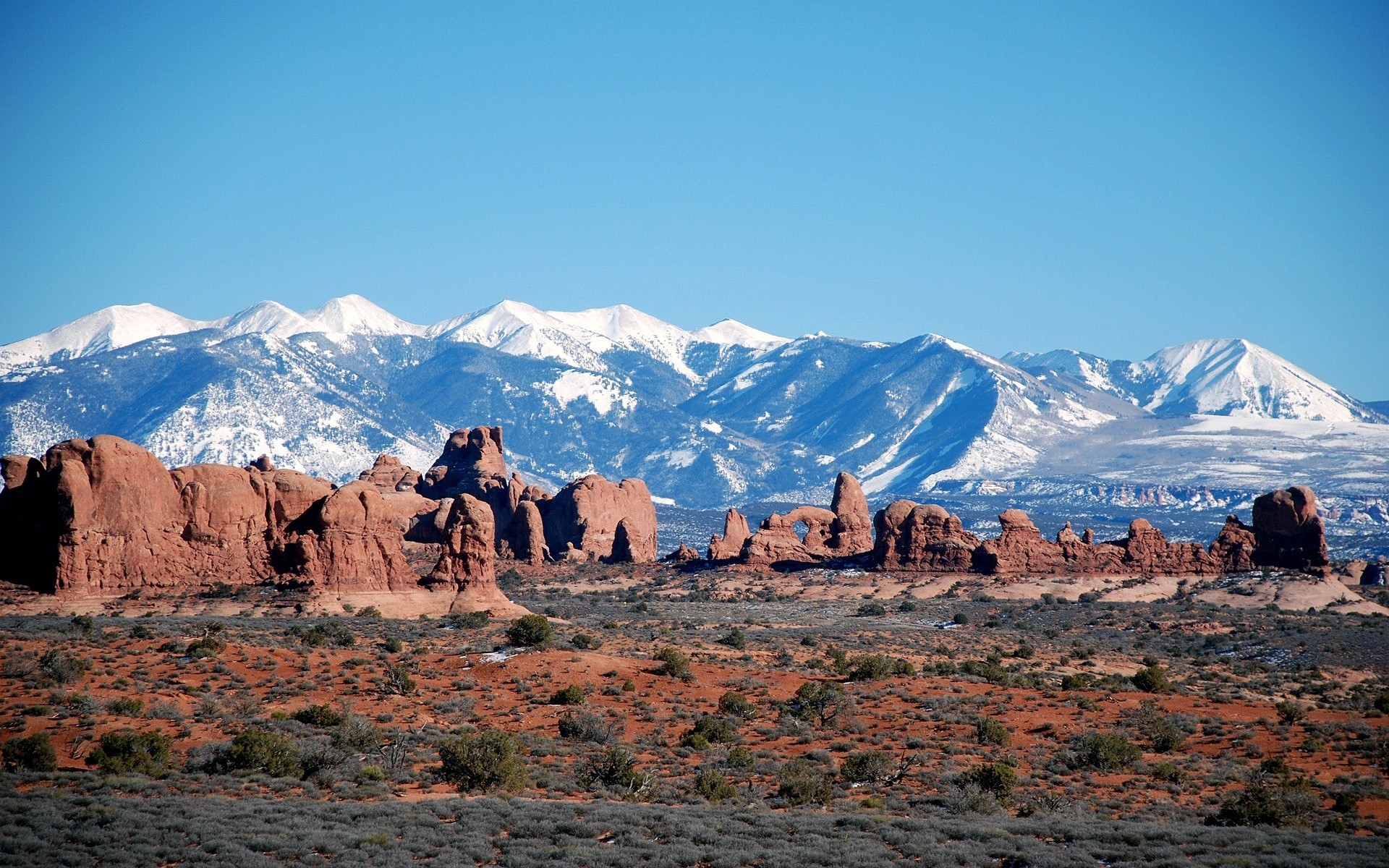 landscapes snow mountain travel outdoors pinnacle landscape sky rocks desert blue