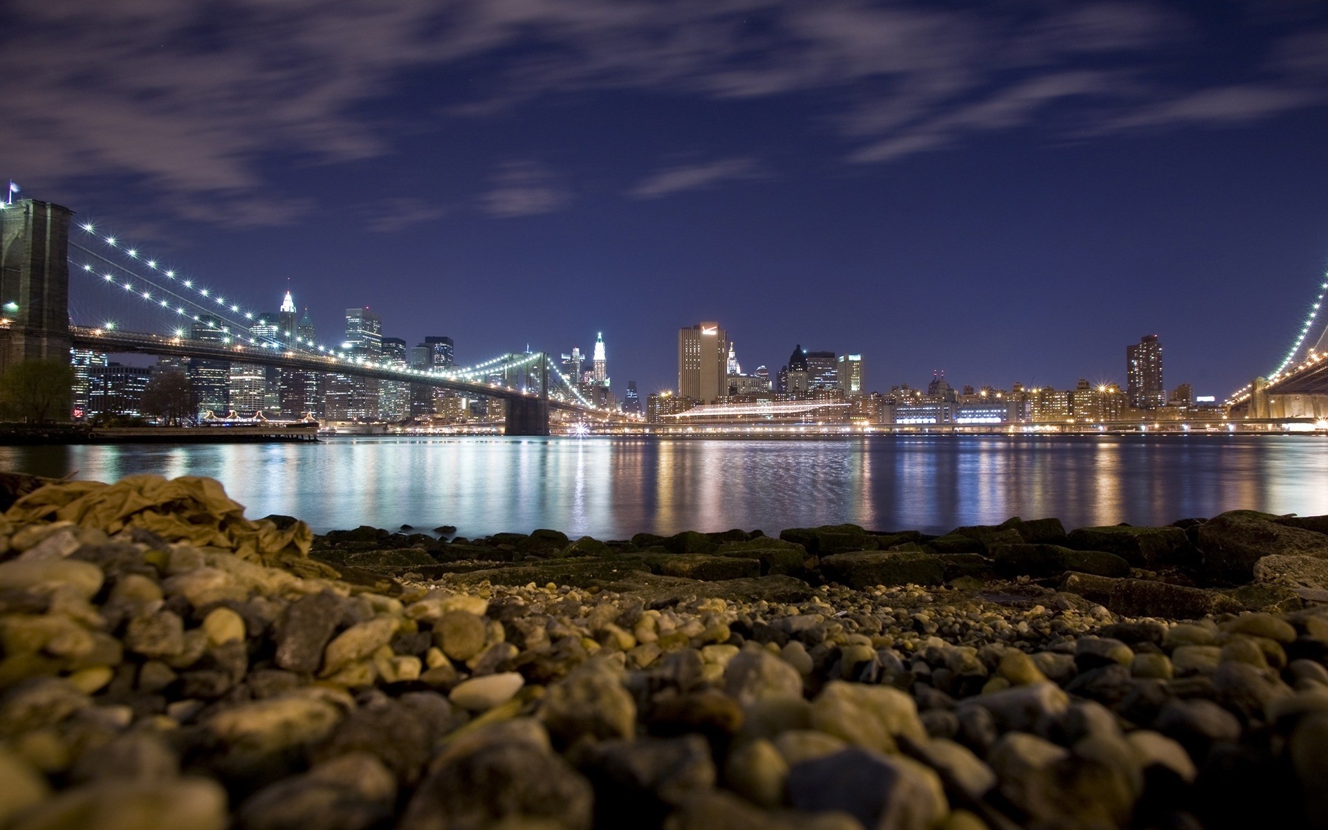 other city water sunset city reflection river sky travel evening dawn bridge skyline dusk architecture cityscape harbor sea light pier brooklyn