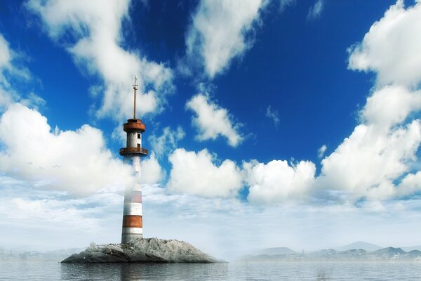 Sky lighthouse outdoors