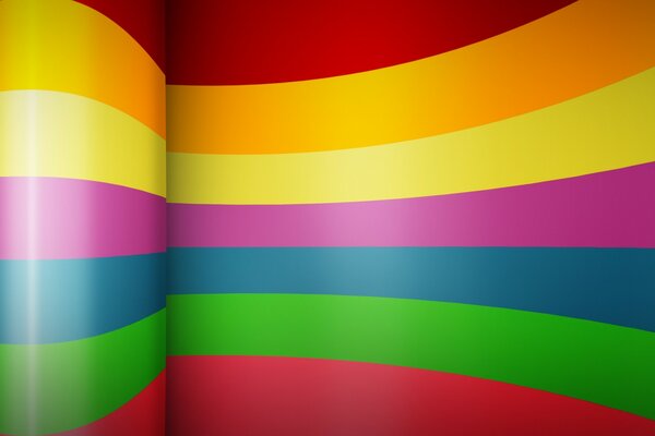 Rainbow Graphic Design Wallpaper