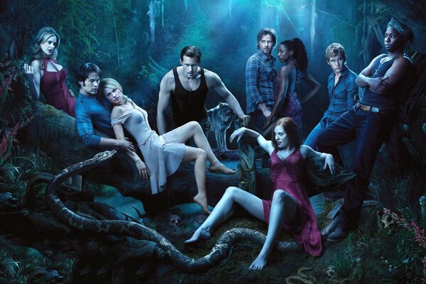 A TV series about vampires, zombies and werewolves