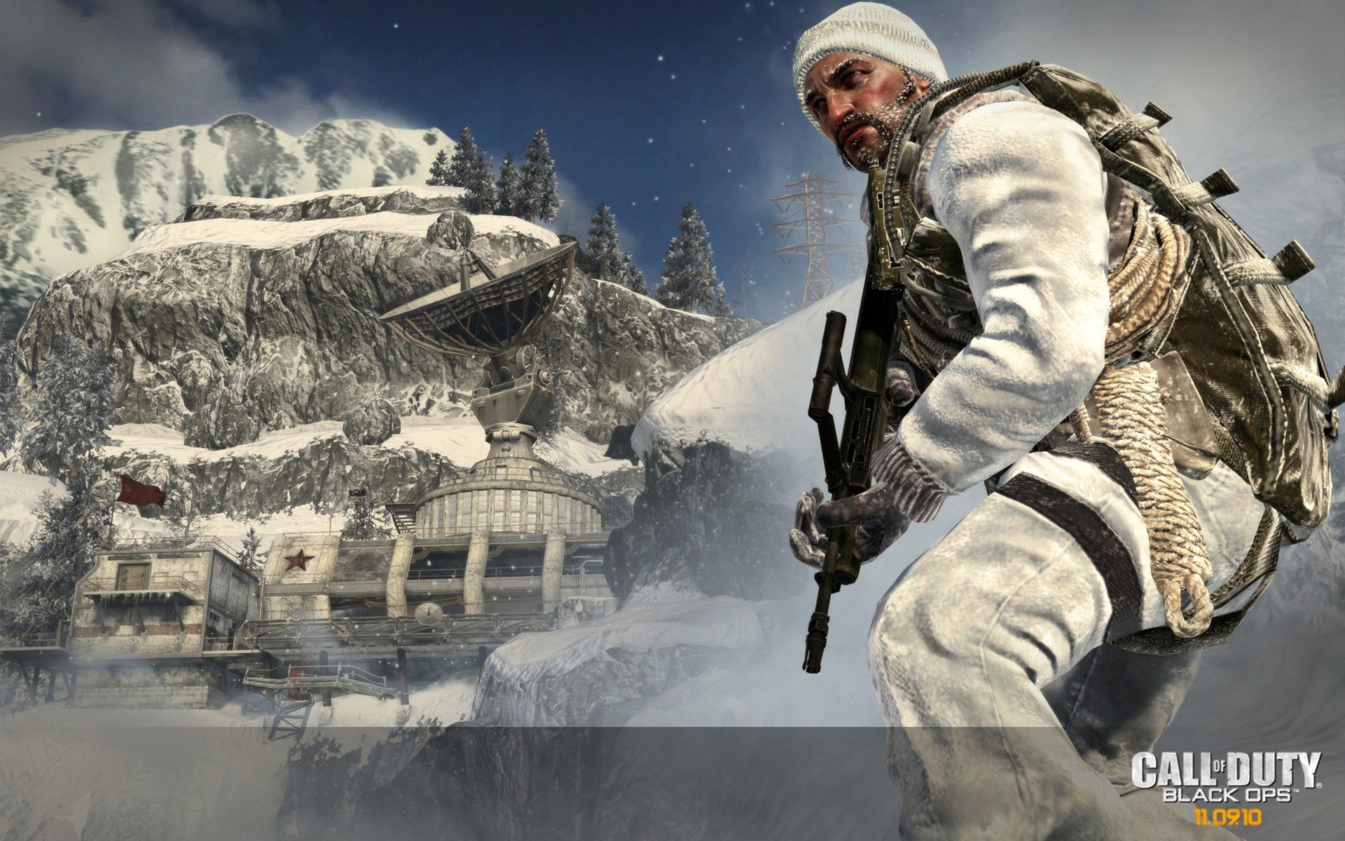 call of duty schnee winter berge erwachsener einer person erholung kälte eis im freien abenteuer