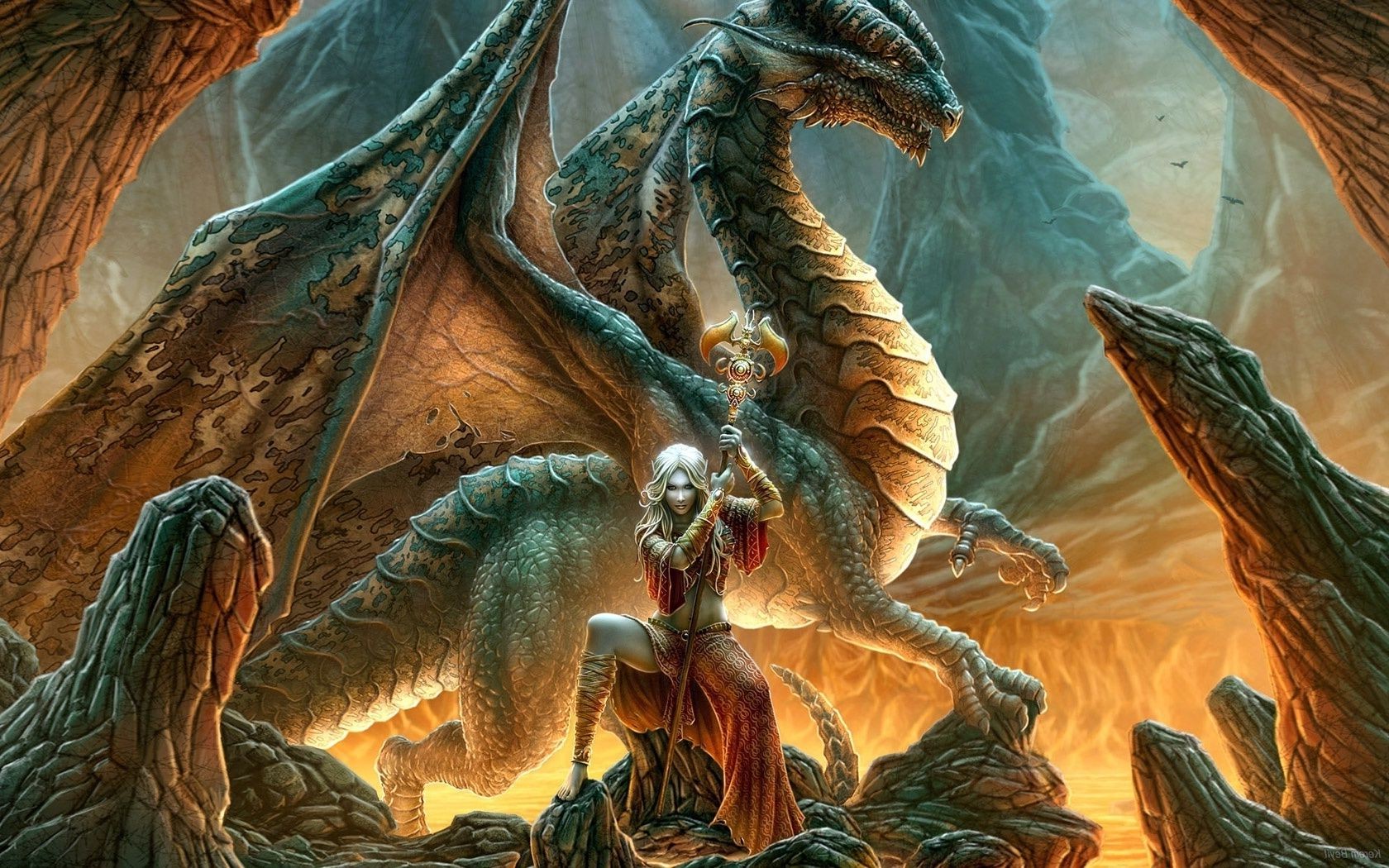 dragons art peinture illustration religion