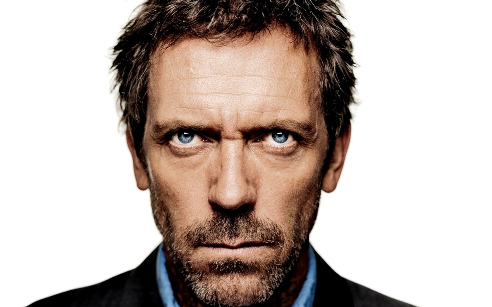 séries de televisão homem retrato bonita solteiro isolado adulto cara dr. house hugh laurie