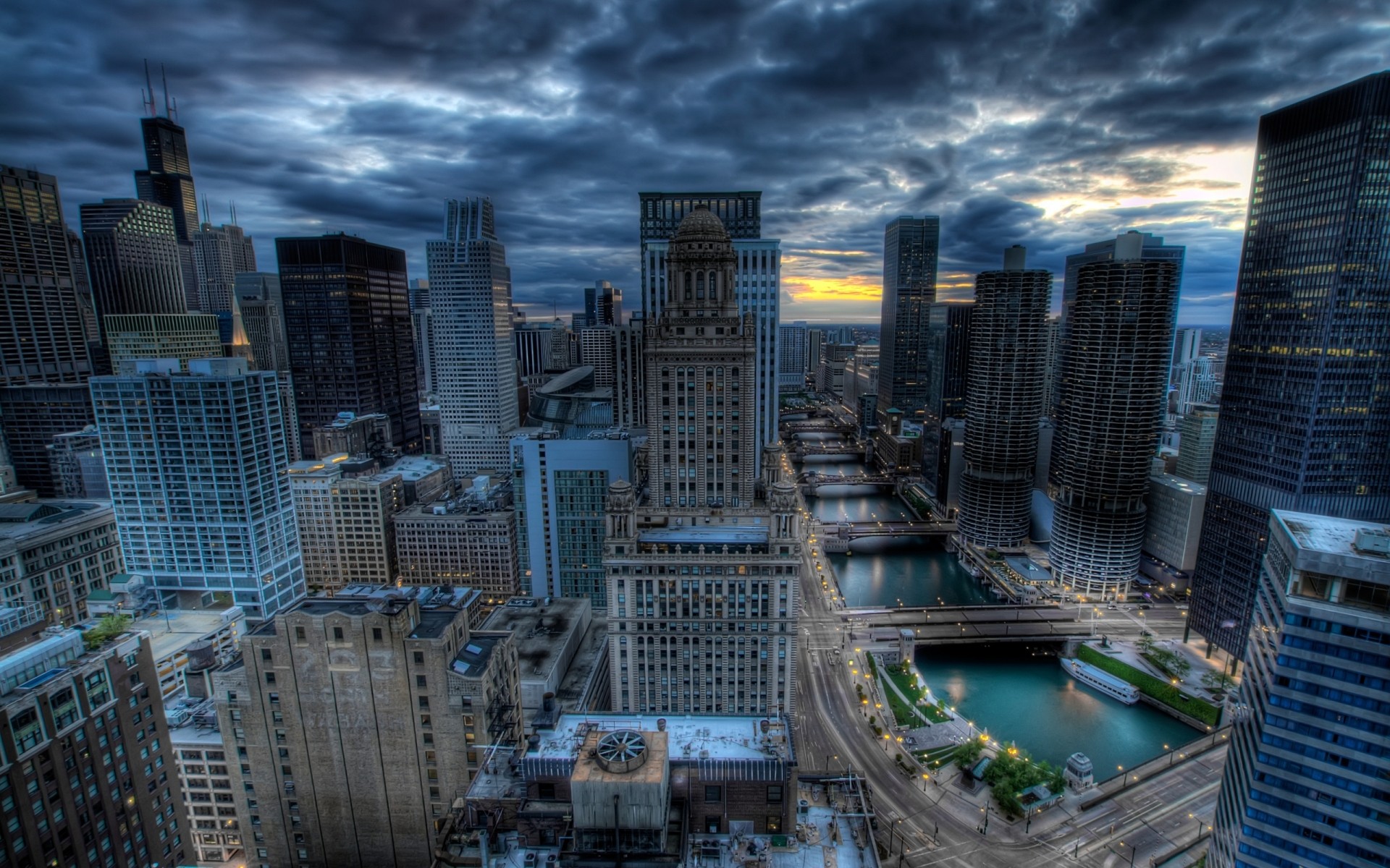 other city city skyline skyscraper architecture cityscape building office urban modern downtown business tower dusk travel reflection tall finance river sky financial