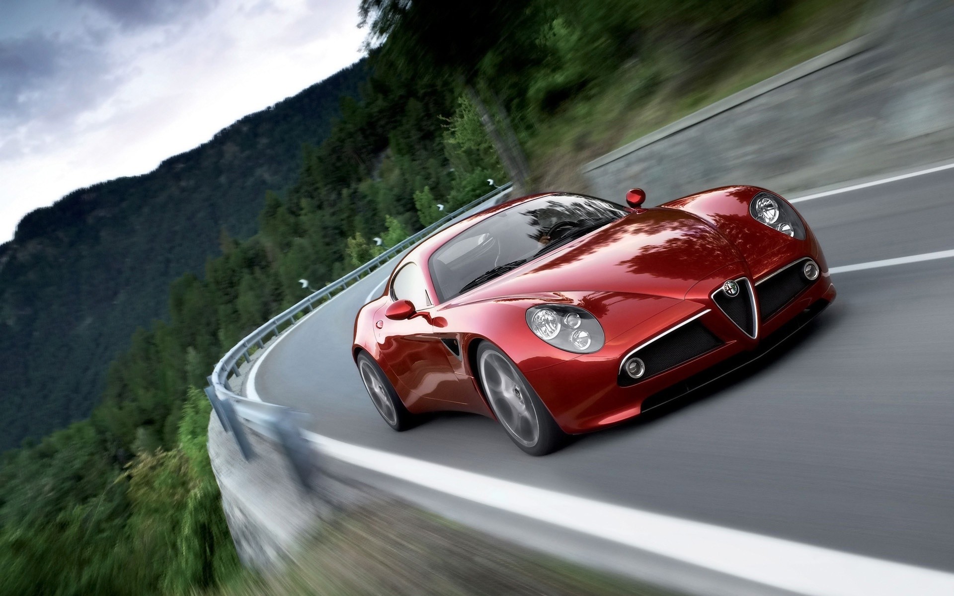 alfa romeo car vehicle hurry blacktop transportation system pavement asphalt fast action blur drive road automotive