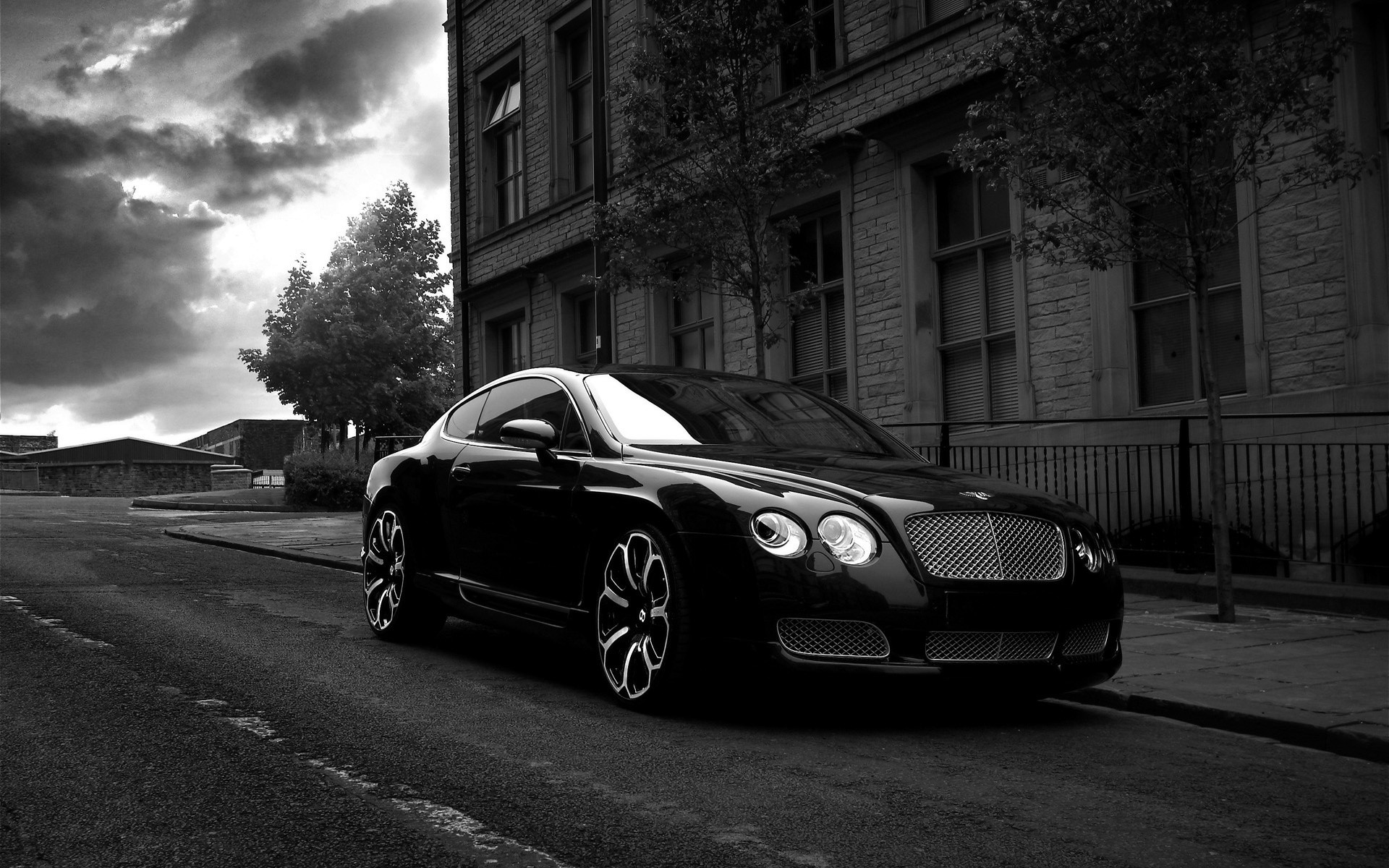 bentley coche monocromo acera coche calle sistema de transporte ruedas asfalto automóvil carretera negro clásico bentley gts