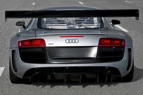 Audi car is ready for takeoff