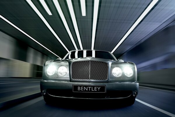 The bentley car is fast and reliable