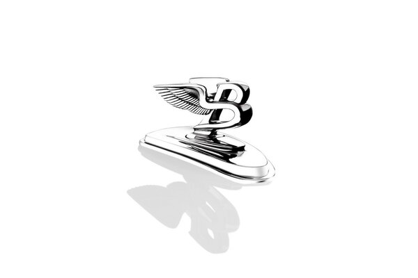 Metal bentley car badge