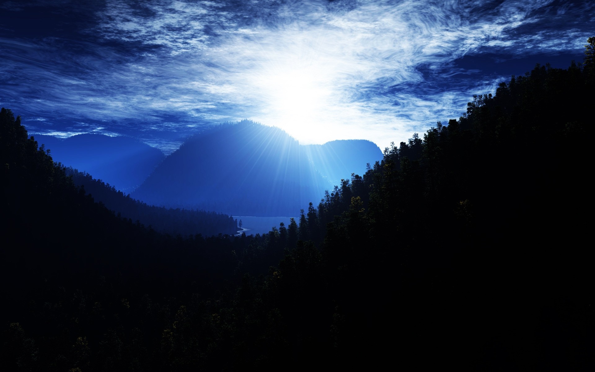 paisaje paisaje puesta de sol montañas cielo amanecer noche naturaleza niebla luz al aire libre crepúsculo árbol luna viajes