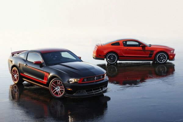 Coche ford. Ruedas para el color del cuerpo