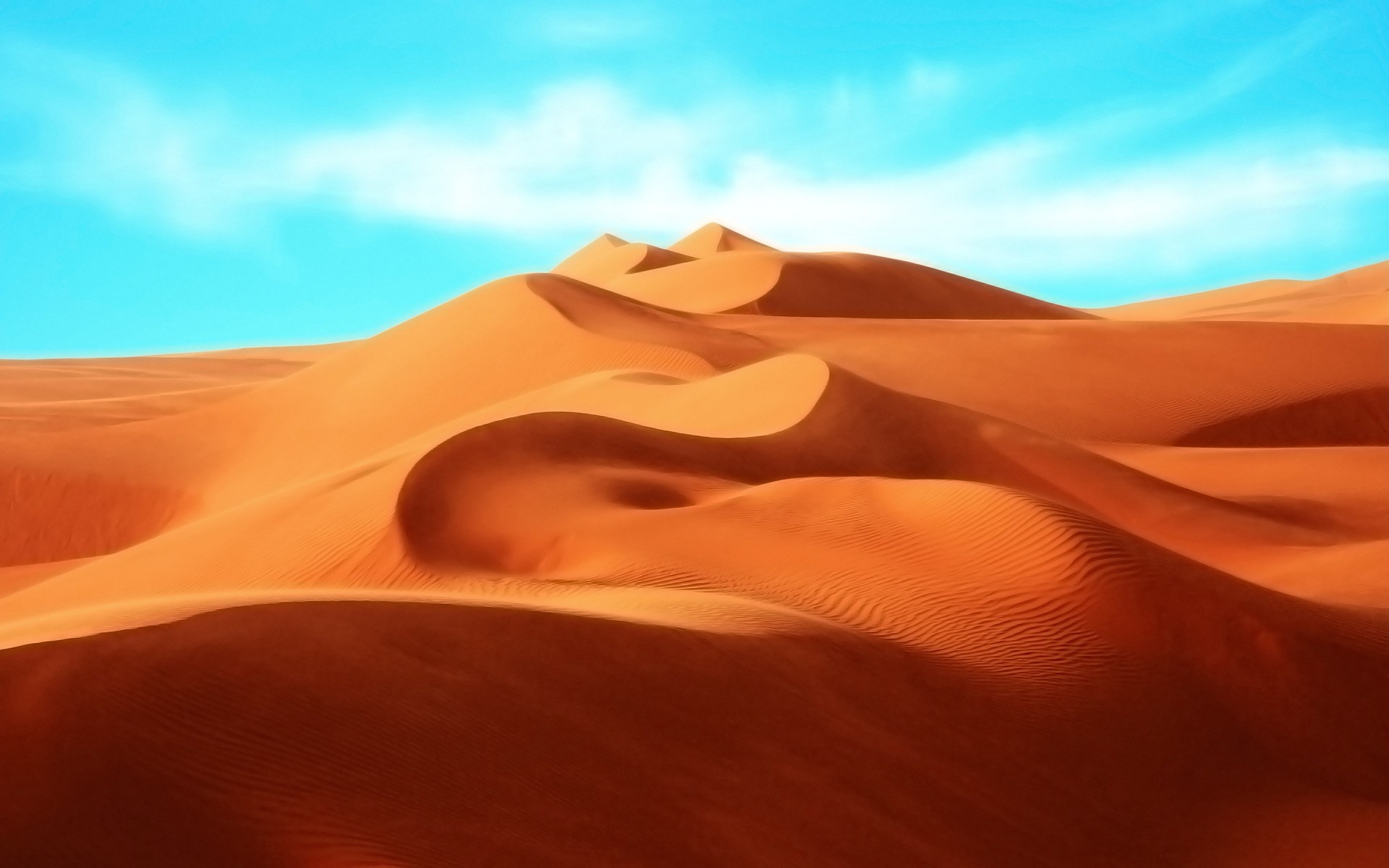 paysage désert dune sable aride stérile aventure chaud sec voyage colline paysage coucher de soleil aube soif sécheresse un soleil