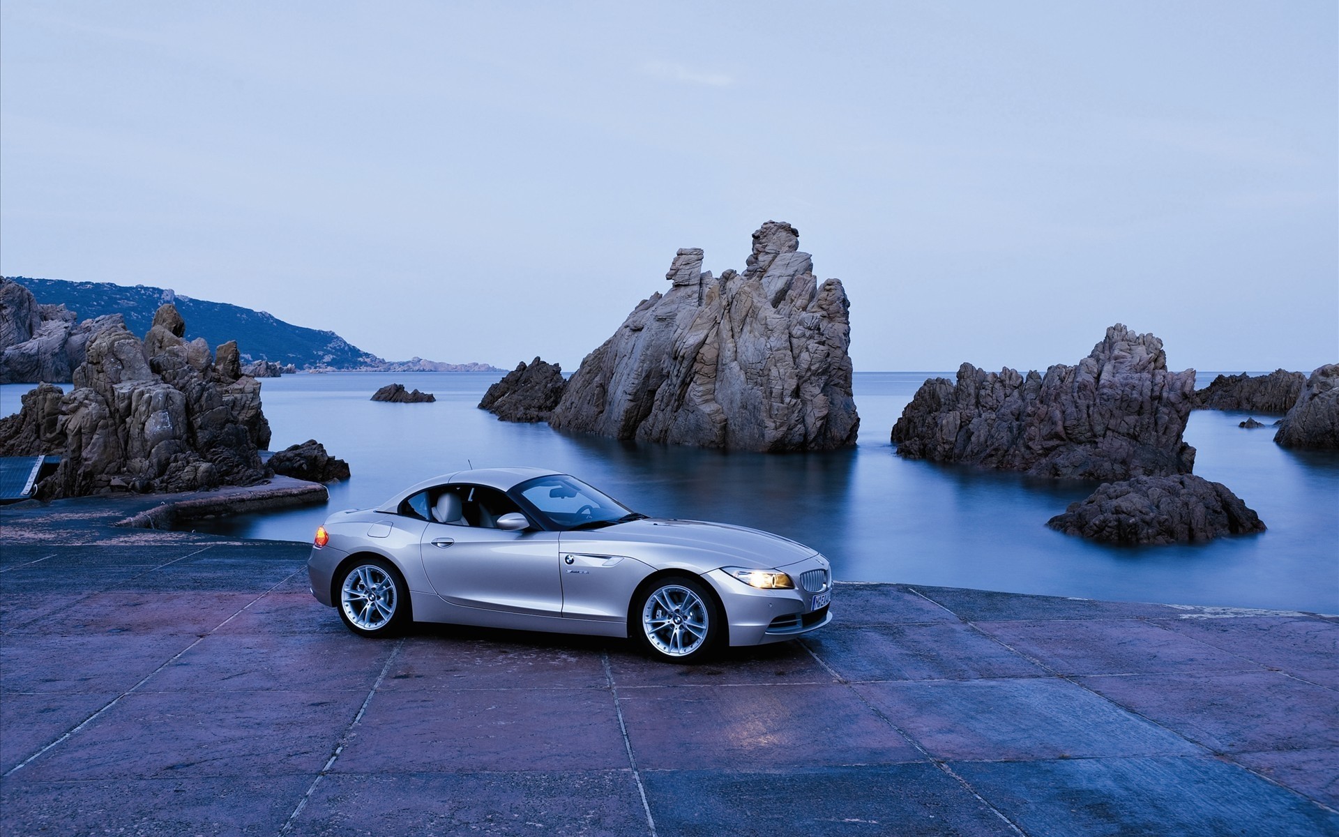 bmw reisen wasser strand meer ozean meer landschaft himmel auto auto bmw z4 zu vermieten