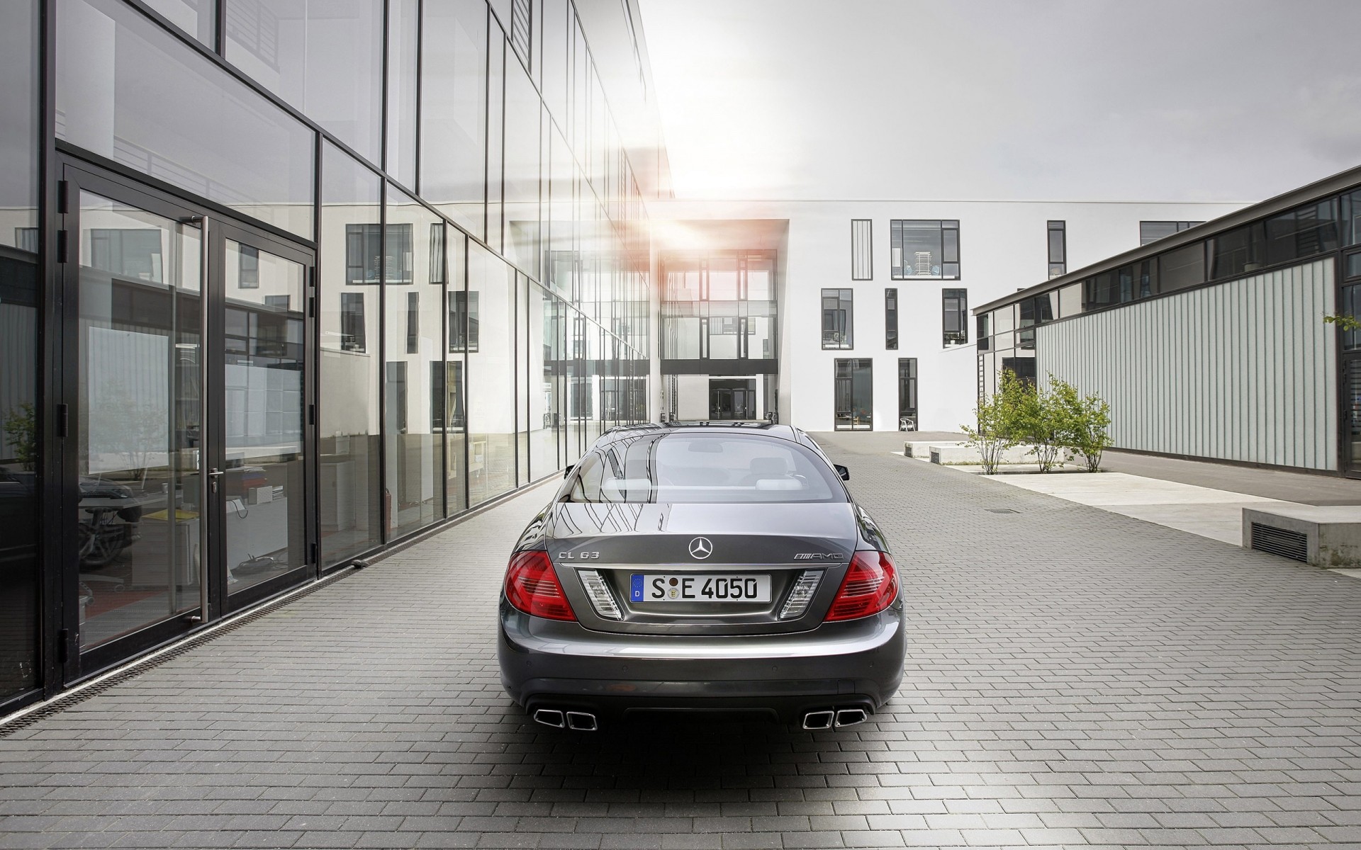 mercedes-benz car modern business window architecture indoors contemporary transportation system urban city mercedes benz cl cl amg