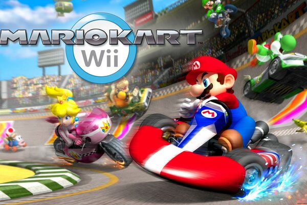 Cartel del juego Mario kart