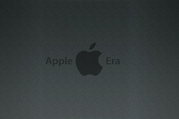 Logo Apple sur fond sombre