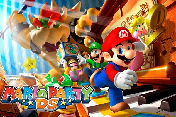 Gra Mario Party plakat