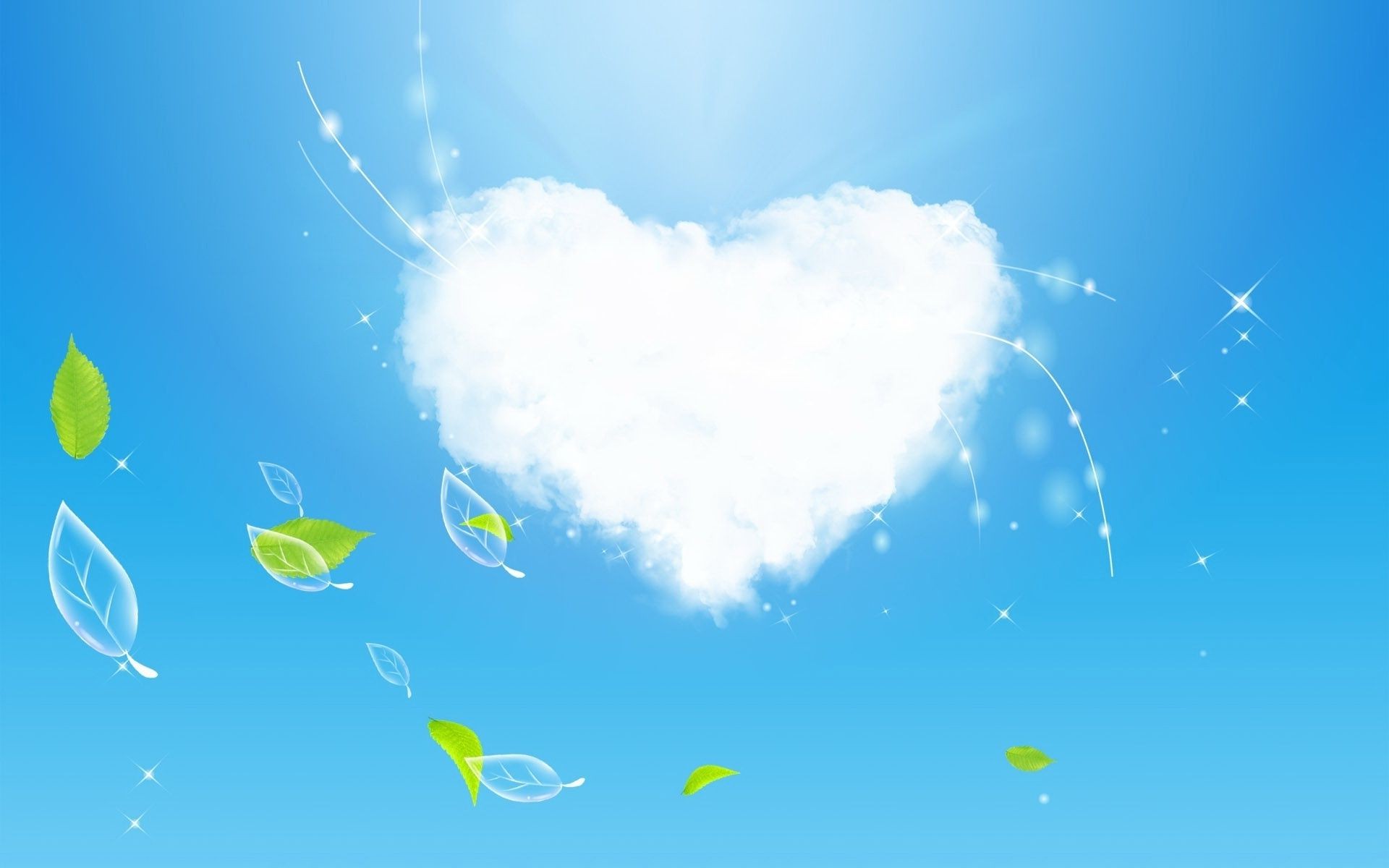 hearts nature air desktop sky space summer bright wind color fair weather clear season abstract