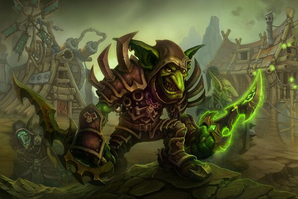 World of warcraft. Personaggio. Illustrazione