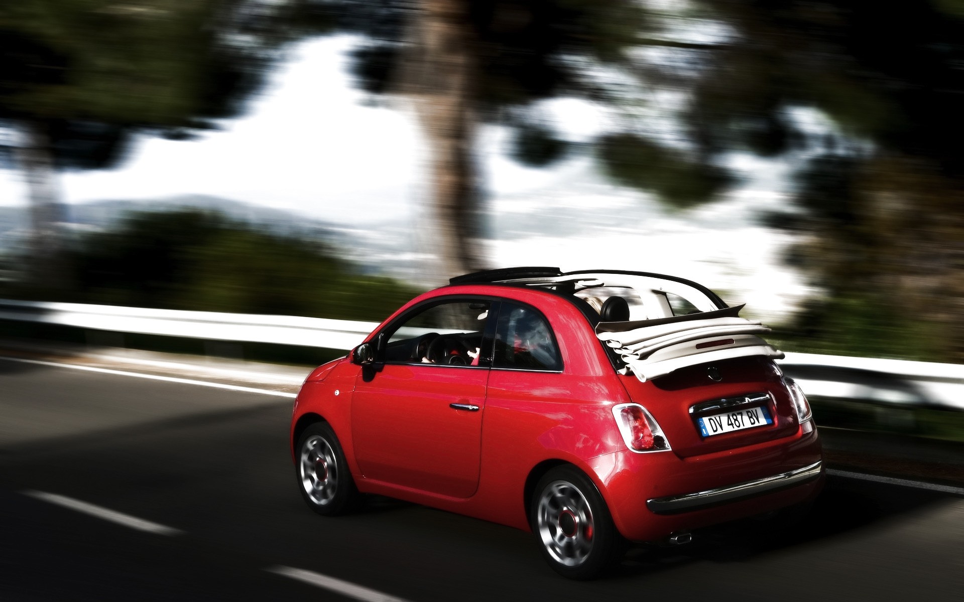 fiat car blur asphalt vehicle hurry fast blacktop pavement action road transportation system drive automotive traffic fiat 500c