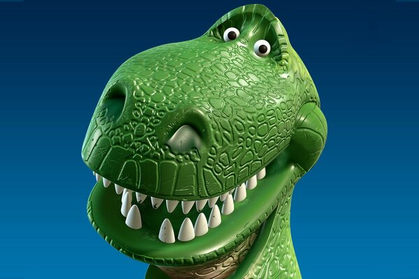 Arte de dinossauro de Brinquedo Verde