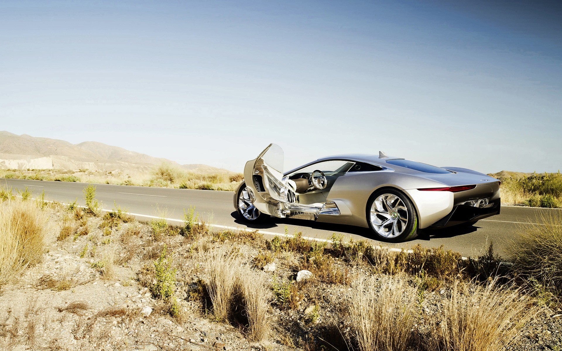 jaguar auto auto himmel landschaft im freien natur reisen transportsystem sommer straße jaguar-konzept