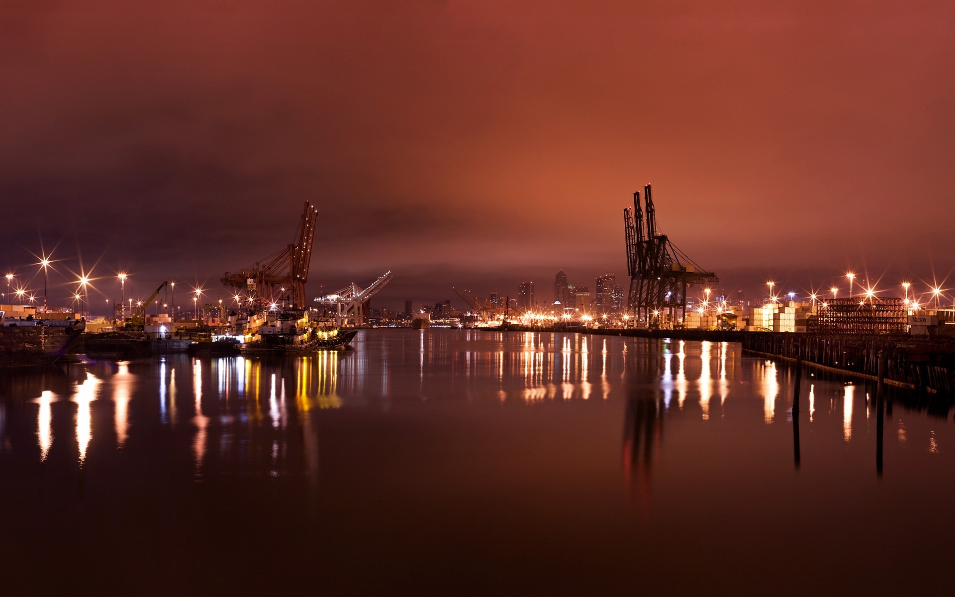 landscapes sunset water bridge evening dusk dawn pier river city reflection sky harbor sea travel boat architecture port