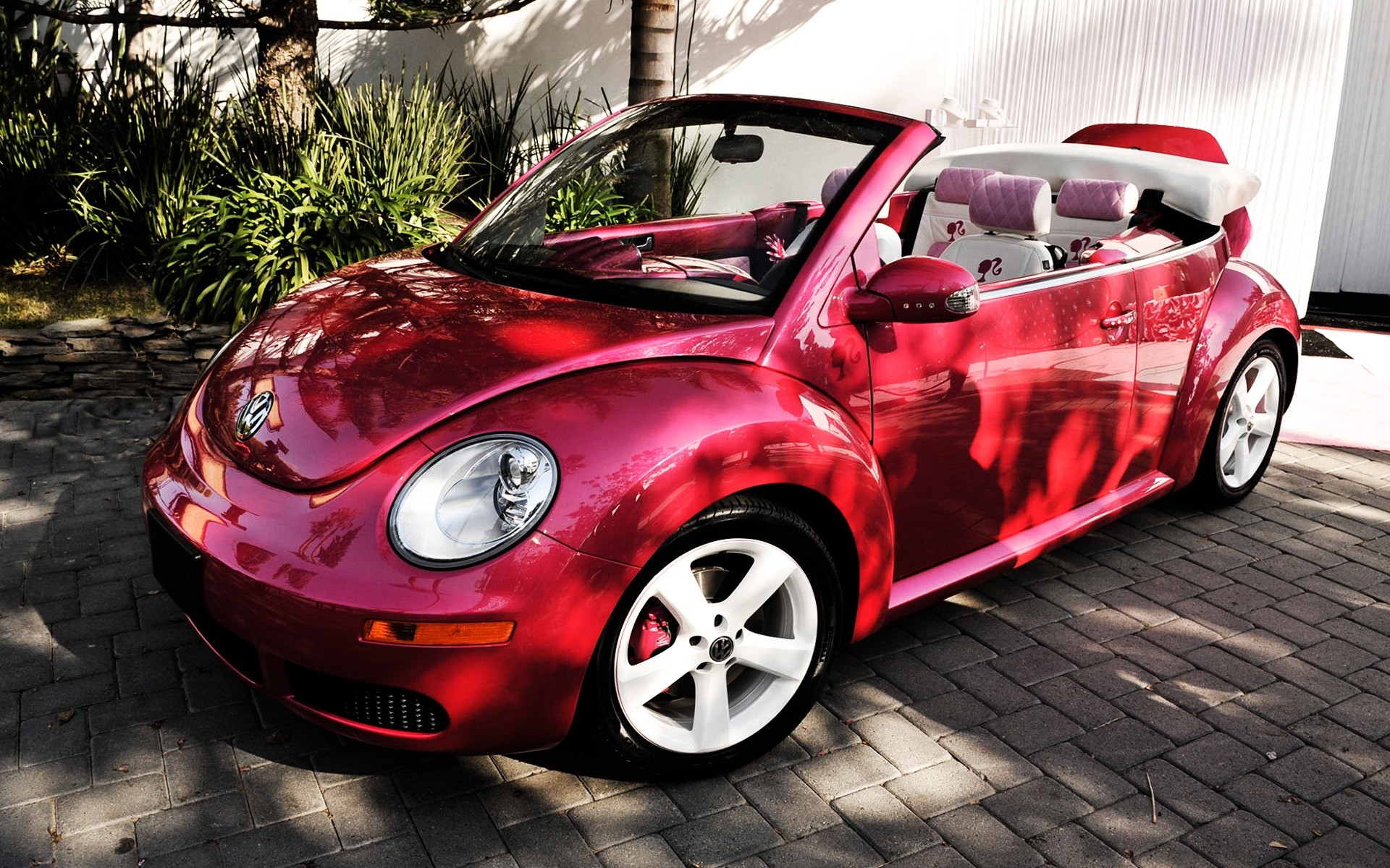 volkswagen car vehicle automotive drive wheel show transportation system exhibition fast coupe hurry cabriolet pink