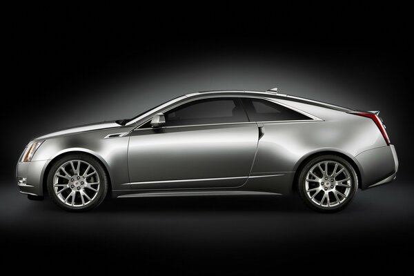 Coche cadillac color gris