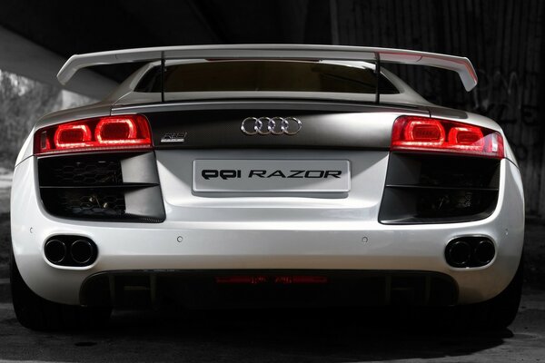 Audi Grey Sports car