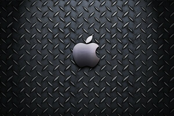 Logo Apple en acier pour ordinateur de bureau